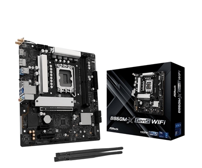 Attēls no Płyta główna B860M-X GEN5 Wi-Fi s1851 2DDR5 mATX 