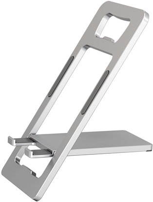Picture of Podstawka 4smarts Skadany stojak na smartfon ErgoFold srebrny