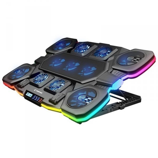 Изображение Podstawka chodzca Rampage Podstawka chodzca Rampage GLACIERS50 Gamingowa pod laptop 1417, 2600RPM, czarna