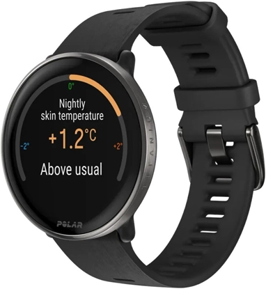 Attēls no Polar Ignite 3 Titanium Silicone Band black