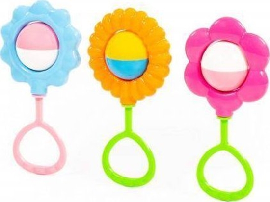 Изображение Polesie Polesie 45638 Zestaw grzechotek "Kwiatek" w worku