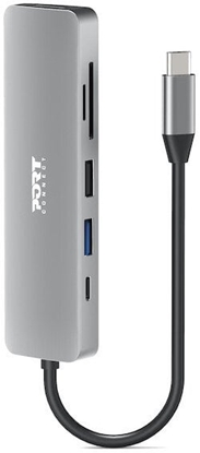 Attēls no PORT CONNECT | Mobile docking station 1 X 4K USB-C 5 devices, 100W