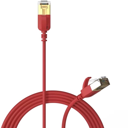 Изображение Procab Slimline CSD570 Cat 7, U/FTP, czerwony, 0.3m (CSD570R/0.3)