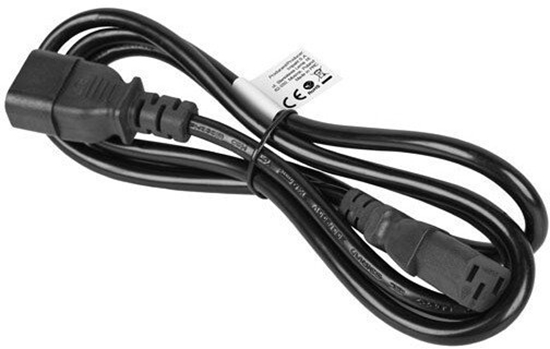 Picture of PRZEDUACZ KABLA ZASILAJCEGO IEC C13 NA C14 1.5M VDE CZARNY ARMAC