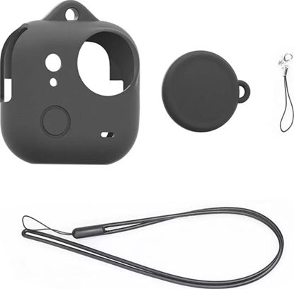 Изображение Puluz Silikonowa Osona na Obiektyw + Etui PULUZ do Insta360 GO Ultra