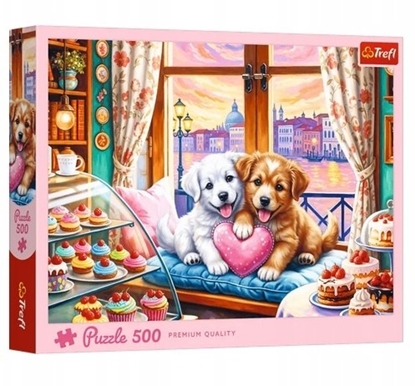 Изображение PUZZLE 500 Szczenica mio 37554