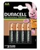Picture of R6/AA akumulatori 1.2V Duracell Recharge sērija Ni-MH HR6 1300 mAh iepakojumā 4 gb.