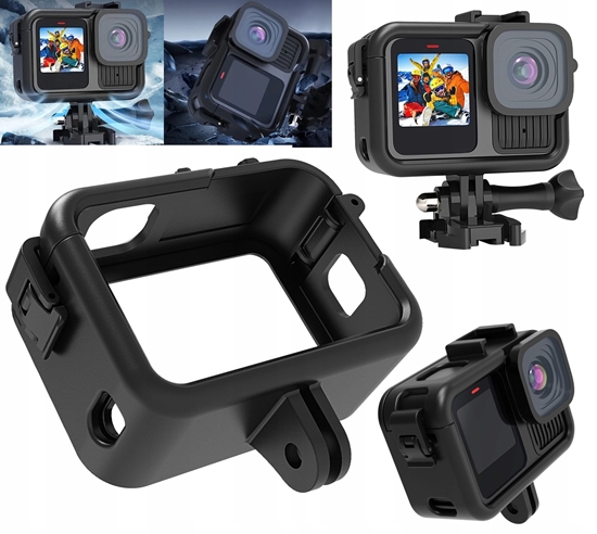 Picture of Ramka Obudowa Frame Mount + Stopka ISO do GoPro HERO 13 / 12 / 11 / 10 / 9 BLACK / S6-FMS-17-TGP