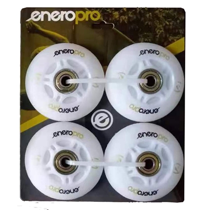 Picture of Riteņi skrituļslidām Enero Pro PU 64 MM 4 gab. ABEC 7 LED