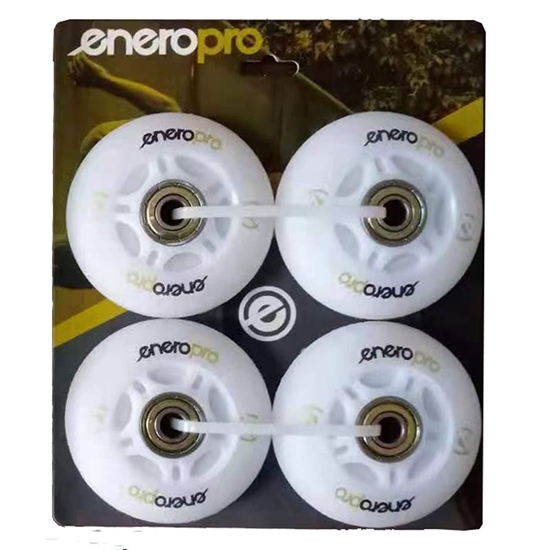 Изображение Riteņi skrituļslidām Enero Pro PU 64 MM 4 gab. ABEC 7 LED