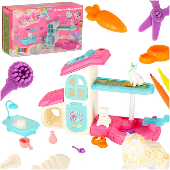 Picture of RoGer Pet Spa House Playset 26pcs