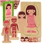 Attēls no RoGer Wooden Puzzle “Human Body” Girl