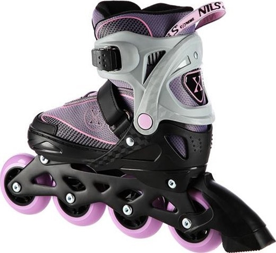 Picture of Rolki Nils Extreme NA11008 rekreacyjne regulowane fioletowe r. 35-38