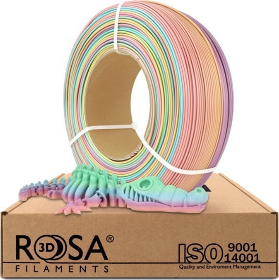 Picture of ROSA3D Filament Refill PLA Rainbow Pastel 1,75mm 1kg