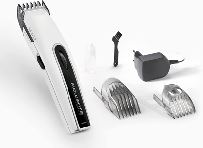 Attēls no Rowenta | Hair Clipper | TN1400F0 | Cordless | Number of length steps 19 | White/Black
