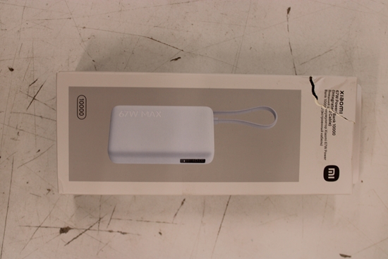 Picture of SALE OUT. Xiaomi 67W Power Bank 10000 (Integrated Cable) | 10000 mAh | Ice Blue | DAMAGED PACKAGING