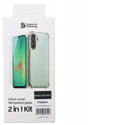 Изображение Samsung Mobeen Clear Cover + Glass do Galaxy S26 Ultra