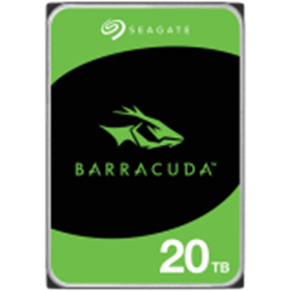 Attēls no HDD|SEAGATE|Barracuda| 20 TB|Serial ATA|Buffer 512 MB|7200 RPM|3.5 "|ST20000DM001