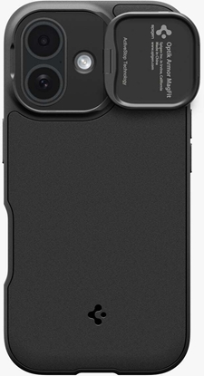 Изображение Spigen Etui Optik Armor Mag MagSafe do iPhone 17 czarny