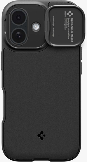 Изображение Spigen Etui Optik Armor Mag MagSafe do iPhone 17 czarny