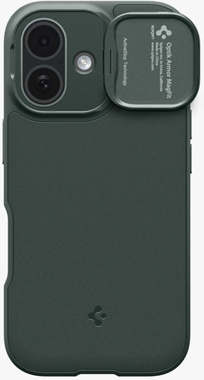 Изображение Spigen Etui Spigen Optik Armor Mag MagSafe do Apple iPhone 17 Abyss Green