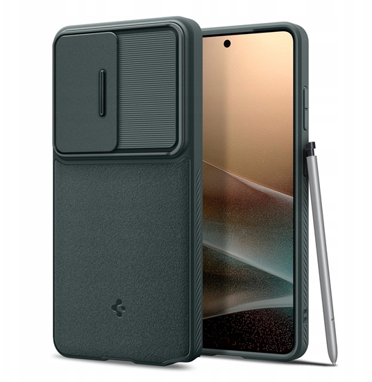 Изображение Spigen Etui Spigen Optik Armor na Samsung Galaxy S26 Ultra - zielone