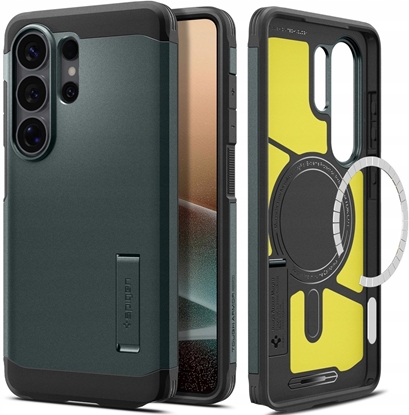 Изображение Spigen Etui Spigen Tough Armor Mag MagSafe na Samsung Galaxy S26 Ultra - zielone