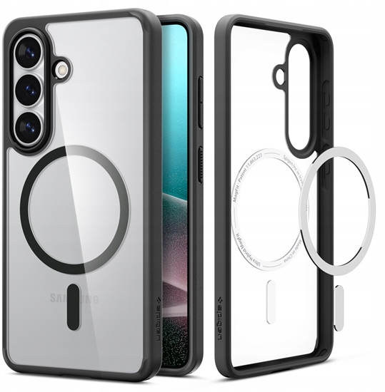 Изображение Spigen Etui Spigen Ultra Hybrid Mag MagSafe na Samsung Galaxy S26+ - przezroczysto-czarne