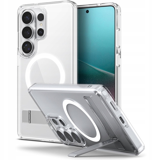 Изображение Spigen Etui Spigen Ultra Hybrid S Mag MagSafe na Samsung Galaxy S26 Ultra - przezroczysto-biae