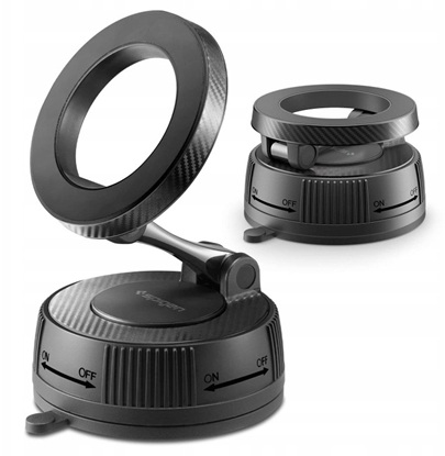 Изображение Spigen SPIGEN MFT36 VACUUMLOCK MAGNETIC MAGSAFE DASHBOARD CAR MOUNT BLACK