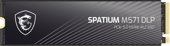 Picture of SSD|MSI|1400xTBW rating|MTBF 1500000 h|Read speed 14500 MB/s|Write speed 11000 MB/s|NVMe Yes|PCI Express 5.0|M.2|2000 GB|SPATIUM M571 DLP PCIe 5.0 NVMe M.2|S78-440Q1K0-P83