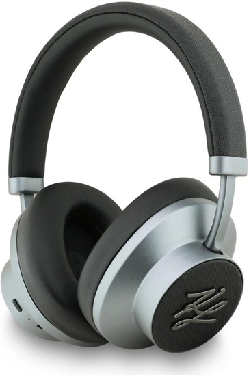 Picture of Suchawki Karl Lagerfeld Suchawki nauszne Karl Lagerfeld Grained Initials Bluetooth ANC czarny