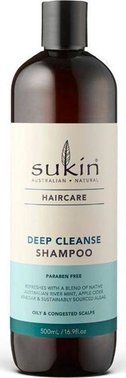 Изображение Sukin SUKIN, Deep Cleansing Szampon gboko oczyszczajcy wosy, 500 ml