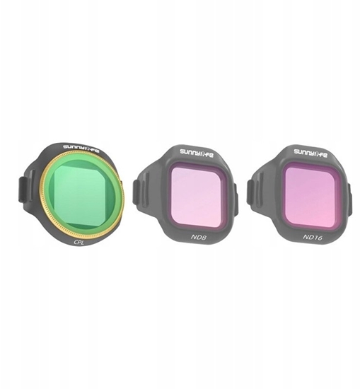 Picture of SunnyLife Zestaw 3 filtrów Sunnylife CPL + ND8 + ND16 do MINI 5 Pro