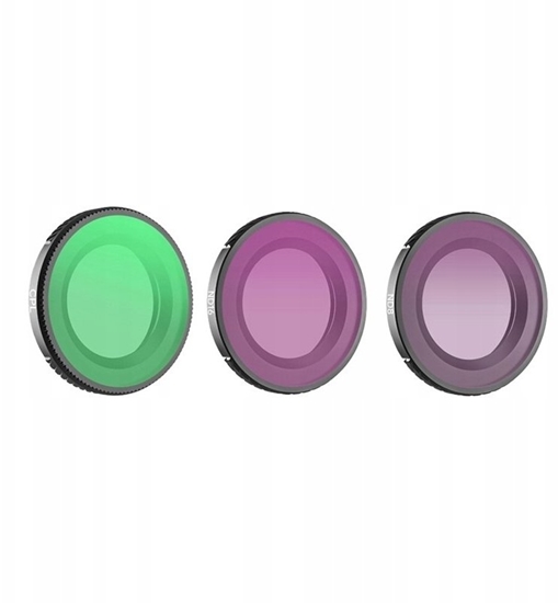 Picture of SunnyLife Zestaw 3 filtrów Sunnylife CPL + ND8 + ND16 do Osmo Nano