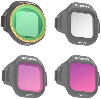 Attēls no SunnyLife Zestaw 4 filtrów Sunnylife MCUV + CPL + ND32 + ND64 do MINI 5 Pro