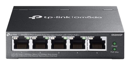 Изображение Switch|TP-LINK|ES205G|Switch type Managed|5xRJ-45 ports|RJ-45 Ports Type Gigabit Ethernet (10/100/1000)|ES205G