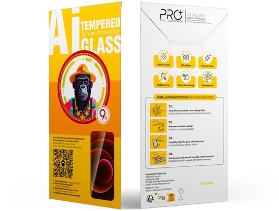 Изображение Szko hartowane uniwersalne 9D OneFit AI-10 6,1"