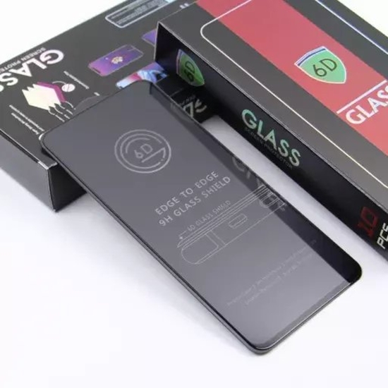 Picture of TelForceOne Szko hartowane 6D do Samsung Galaxy S26 czarna ramka 10w1 kompatybilne z fingerprint