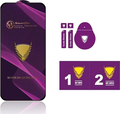 Picture of TelForceOne Szko Hartowane Og Premium Do Samsung Galaxy A34 5G Czarna Ramka