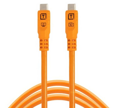Attēls no Tether Tools TetherPro USB-C Optima 10G prosty orange 1,8m