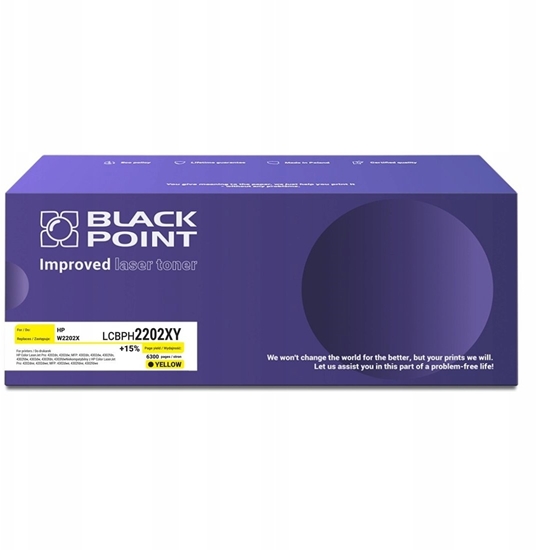 Picture of Toner Black Point [LCBPH2202XY] Toner Color (HP W2202X) chip OEM