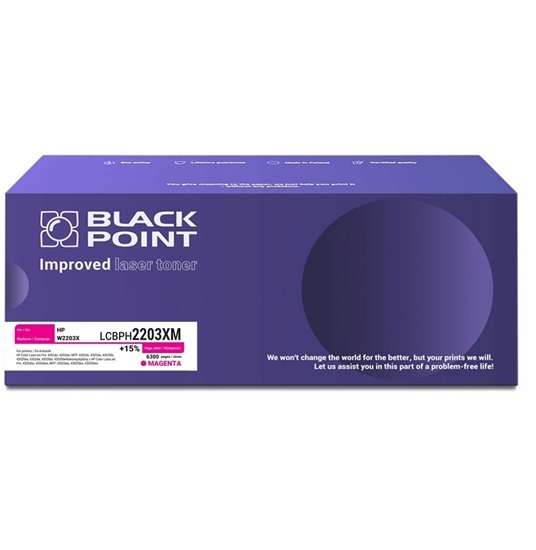 Picture of Toner Black Point [LCBPH2203XM] Toner Color (HP W2203X) chip OEM