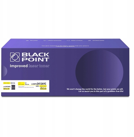 Picture of Toner Black Point [LCBPH2412AYC] Toner Color (HP W2412A) chip