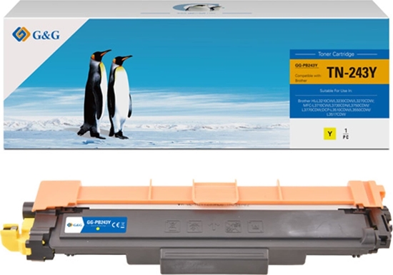 Изображение Toner G&G G&G kompatybilny toner z Brother TN243Y, NT-PB243Y, yellow, 1000s