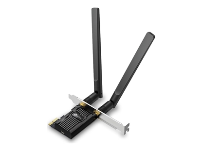 Изображение TP-LINK AX900 Wi-Fi 6 Bluetooth PCIe Adapter | Archer TX10E | 802.11ax | MU-MiMO Yes | no PoE | Antenna type Two High Gain Dual-Band Antennas