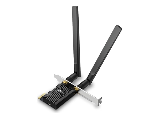 Изображение TP-LINK AX900 Wi-Fi 6 Bluetooth PCIe Adapter | Archer TX10E | 802.11ax | MU-MiMO Yes | no PoE | Antenna type Two High Gain Dual-Band Antennas