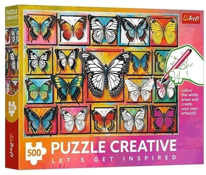 Picture of Trefl PUZZLE 500EL TREFL CREATIVE KOLEKCJA MOTYLI PUD8