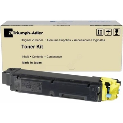 Picture of Triumph Adler/Utax PK-5011Y (1T02NRATA0/1T02NRAUT0) Toner Cartridge, Yellow