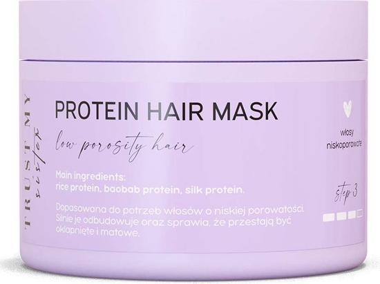 Изображение Trust my Sister Protein Hair Mask proteinowa maska do wosów niskoporowatych 150g